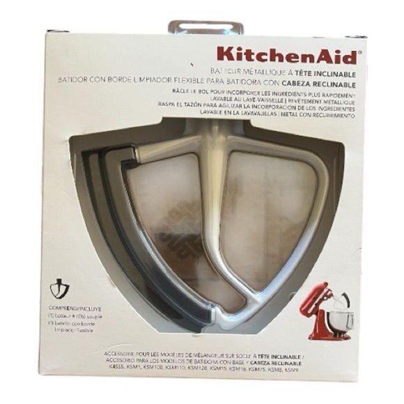 KitchenAid Flex Edge Beater - White and Gray - Picture 1 of 4
